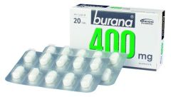 BURANA tabletti, kalvopäällysteinen 400 mg 20 fol