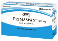 PRIMASPAN 100 mg enterotabl 100 fol